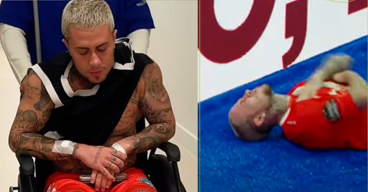 MC Daniel sofre grave lesão jogando futebol e é levado às pressas ao hospital 31 MC Daniel sofre grave lesao jogando futebol e e levado