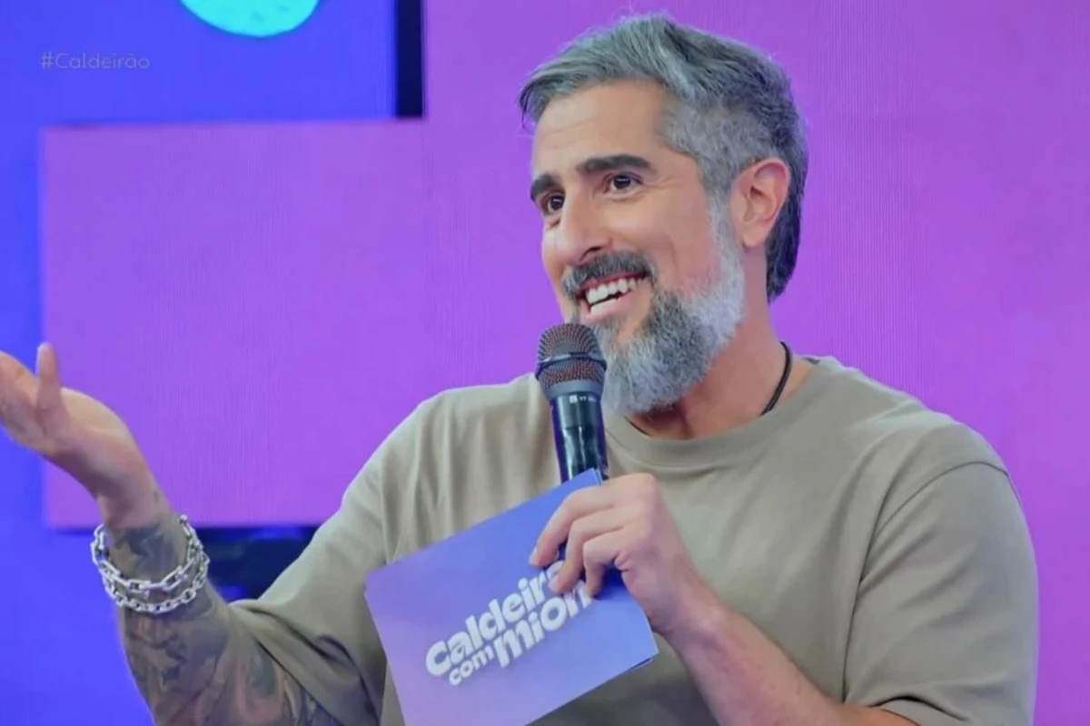 Marcos Mion fica sem graça ao ser questionado sobre vida amorosa no Caldeirão: ‘sou casado’ 31 Marcos Mion fica sem graca ao ser questionado sobre vida