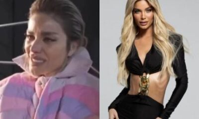 Modelo e presa ao vivo apos eliminacao do reality mexicano