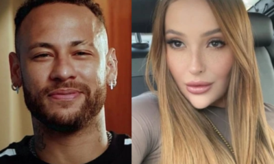 Neymar E Modelo (foto Reprodução Redes Sociais)