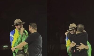 No palco Nattan diz que ve Xand como pai pede