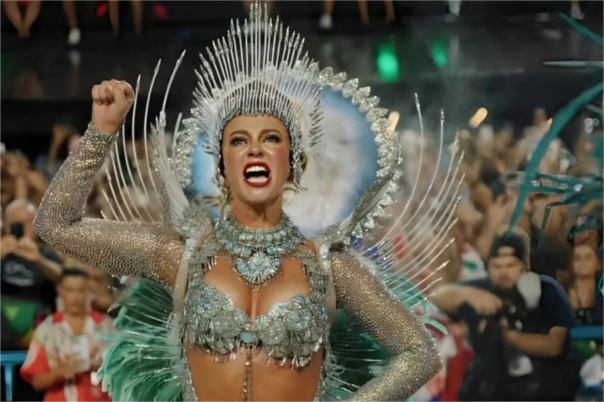 Paolla Oliveira celebra Grande Rio apos Vice Campeonato ‘Fomos gigantes
