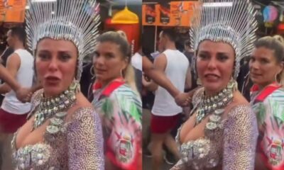 Paolla Oliveira da risada com pergunta indiscreta de fa Tem