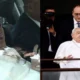 Papa Francisco acena para fieis e deixa o hospital
