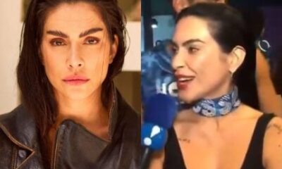 Pires nao Cleo corrige reporter ao ser chamada pelo antigo