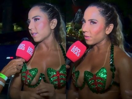 Renata Frisson, conhecida como Mulher Melão, conta como cuida do corpo para o Carnaval 31 Renata Frisson conhecida como Mulher Melao conta como cuida do
