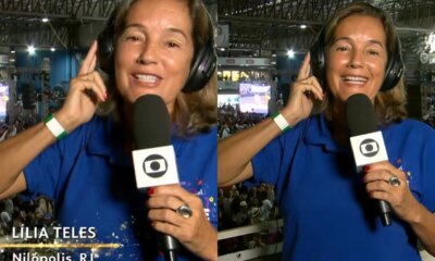 Reporter da Globo e apontada como ‘amuleto da sorte apos