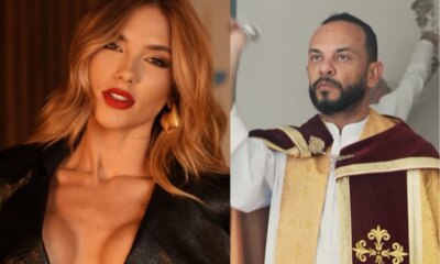 Roupa colada usada por Virginia em igreja e alvo de
