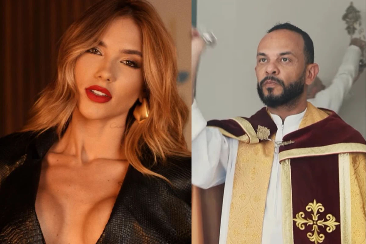 Roupa colada usada por Virginia em igreja é alvo de críticas na web; padre também se manifesta 33 Roupa colada usada por Virginia em igreja e alvo de