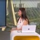 Sabina Simonato encerra jornal na Globo de luto e com