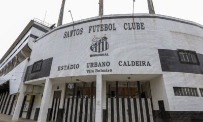 Santos segue com novo estadio mesmo com Neymar pai presente