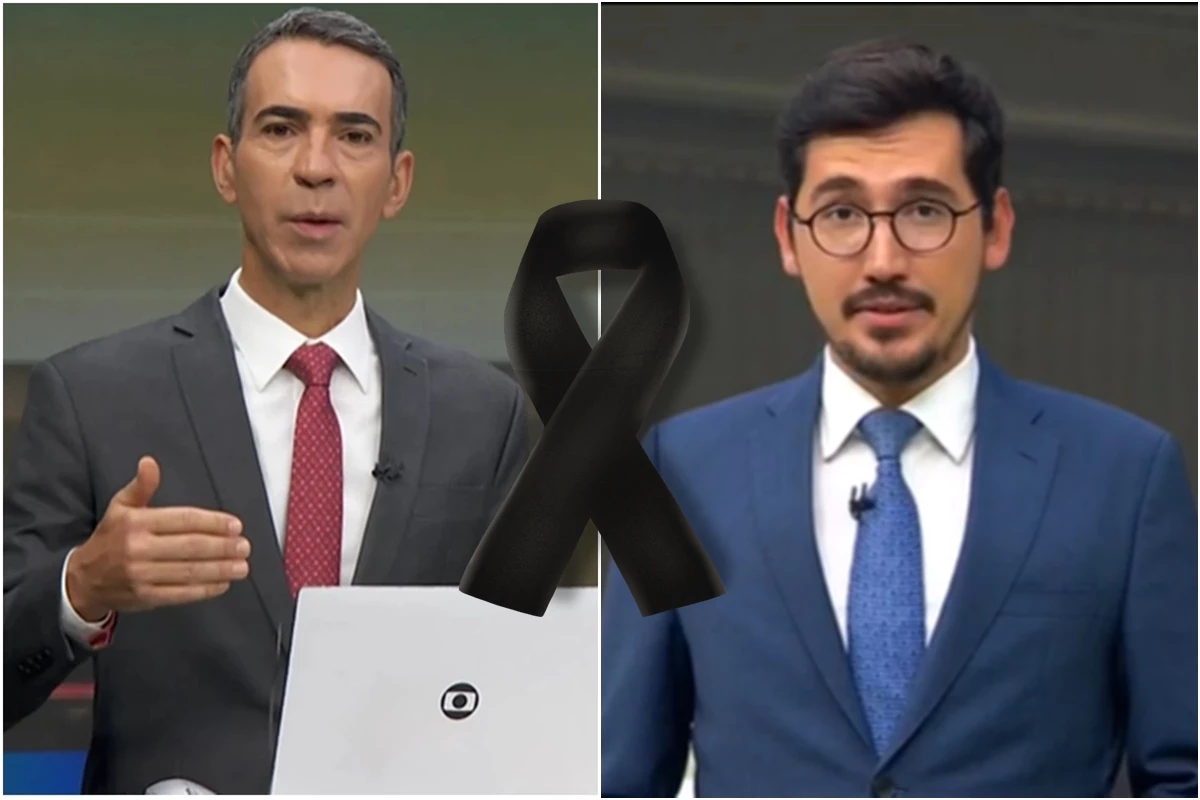 Sem César Tralli no Jornal Hoje, coube a substituto deixar Brasil de luto ao confirmar um falecimento 31 Sem Cesar Tralli no Jornal Hoje coube a substituto
