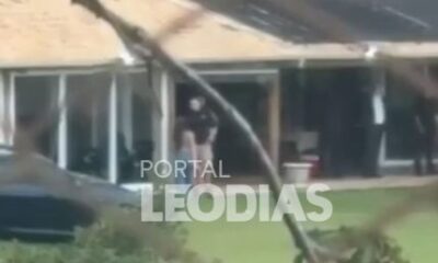 Veja momento em que mulher desembarca do helicoptero de Neymar
