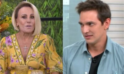 Video Ana Maria brinca com careta de Jodar na Globo