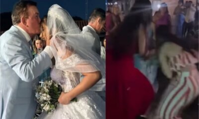Video duas mulheres brigam no casamento de Amado Batista e