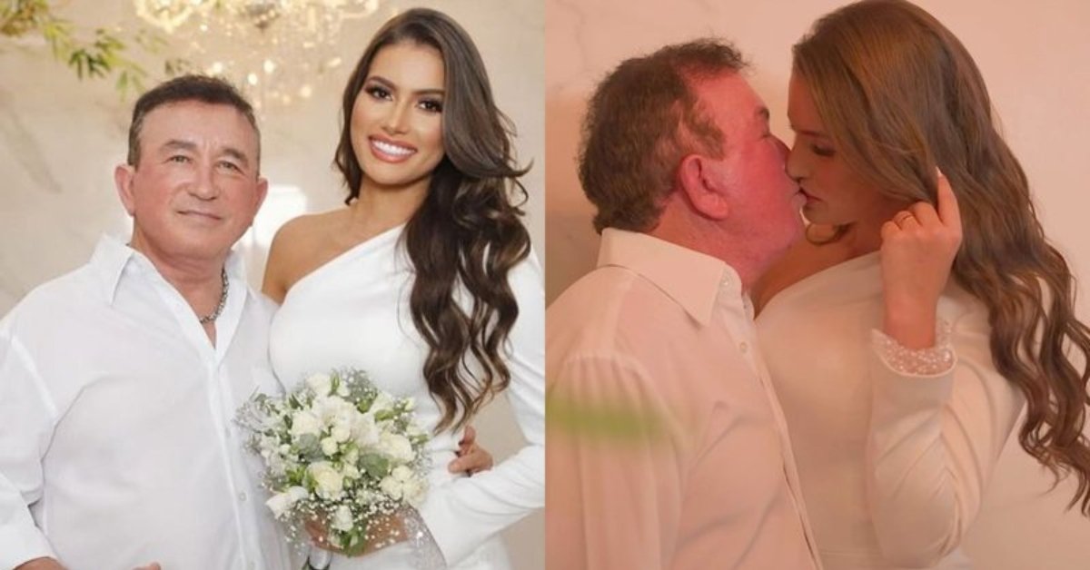 Vídeo mostra convidadas brigando por buquê em casamento de Amado Batista e Calita Franciele 31 Video mostra convidadas brigando por buque em casamento de Amado
