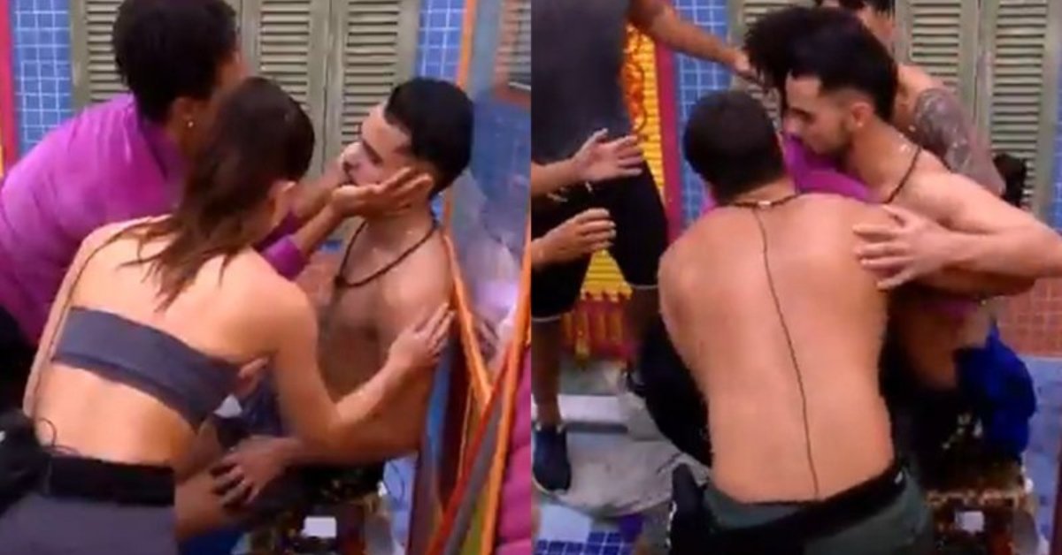 Vídeo mostra momento exato em que João Pedro passa mal e é levado às pressas para confessionário 31 Video mostra momento exato em que Joao Pedro passa mal