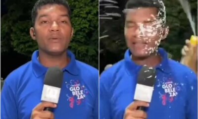 Video reporter da Globo e agredido e tem celular roubado