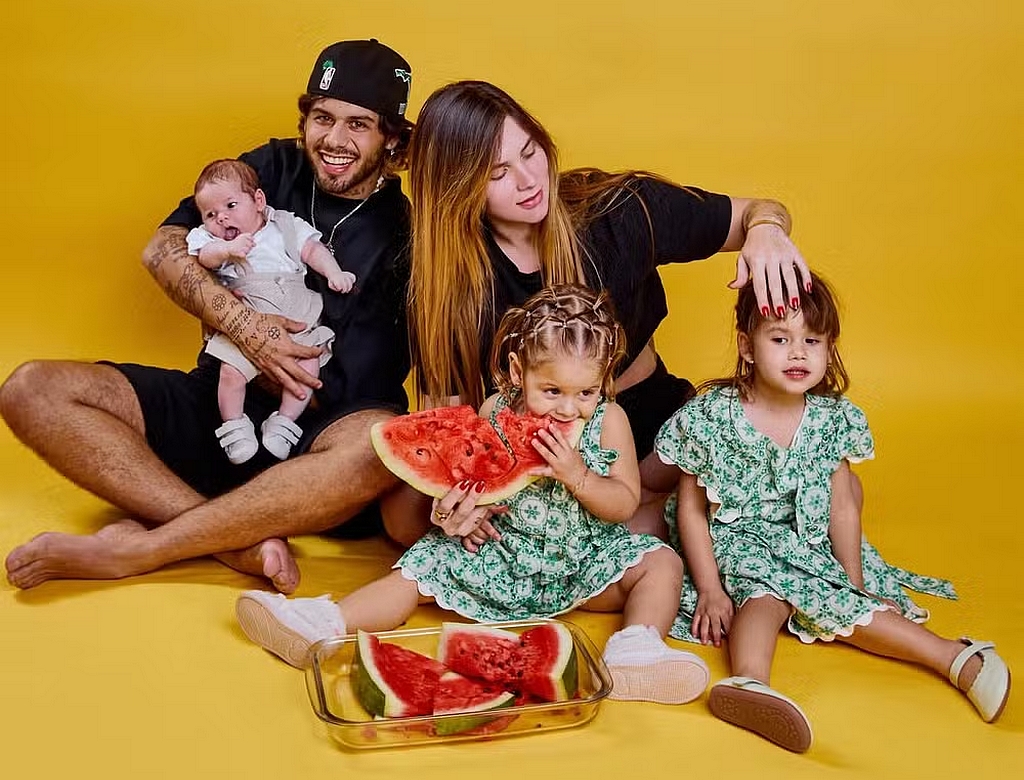 Virginia Fonseca encanta seguidores com momento fofo entre filhos 37 Virginia E Zé Felipe (foto Reprodução Redes Sociais) 1