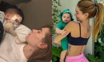 Virginia cancela viagem e expoe estado de saude do filho