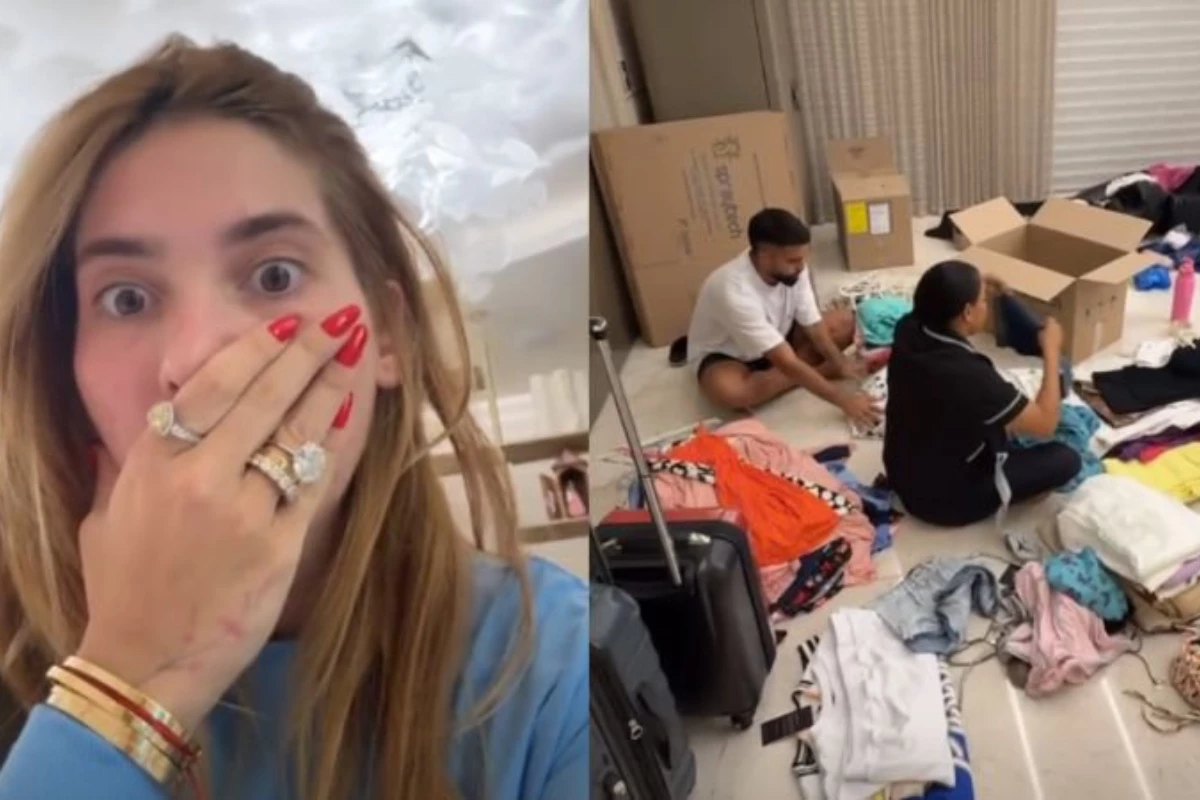Virginia se espanta ao separar roupas para doar: ‘ Isso aqui foi tudo de roupa que eu tirei’ 31 Virginia se espanta ao separar roupas para doar ‘ Isso
