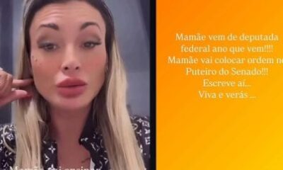 Andressa Urach revela desejo de se candidatar a deputada federal