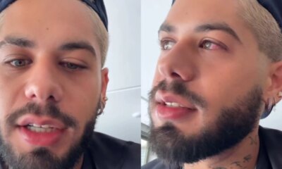 Apos Maria Flor Ze Felipe revela estar com conjuntivite e