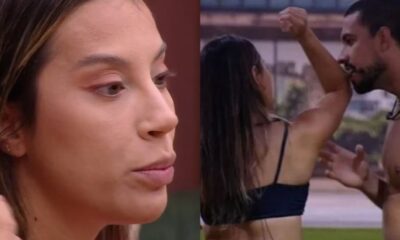 BBB 25 Renata repreende postura de Maike apos importunacao durante