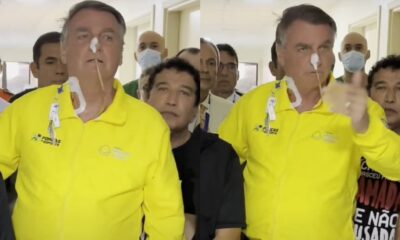 Bolsonaro faz oracao com equipe do hospital e se queixa