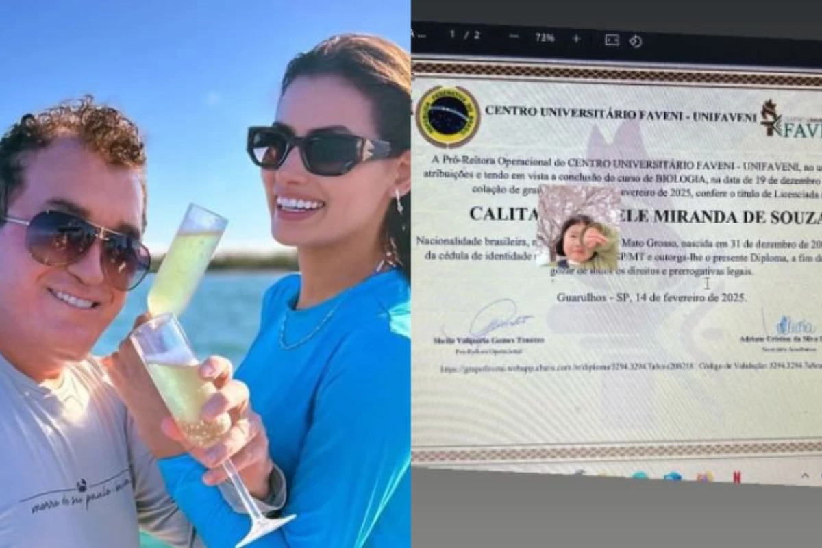 Calita Franciele celebra formatura em Biologia após casamento com Amado Batista: ‘esforços e choros’ 31 Calita Franciele celebra formatura em Biologia apos casamento com Amado