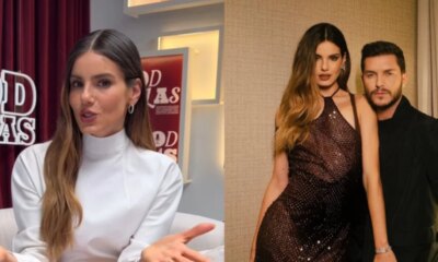 Camila Queiroz relembra investida de Klebber Toledo antes do namoro