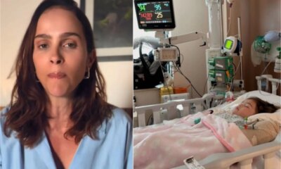 Esposa de Juliano Cazarre aparece ao lado da filha na