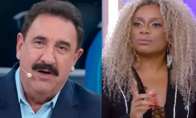 Esposa de Ratinho da puxao de orelha no apresentador