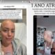 Fabiana Justus celebra um ano de transplante de medula ossea