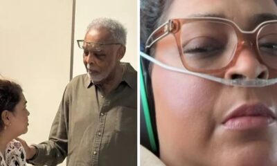 Internada na UTI Preta Gil recebe visita do pai Gilberto