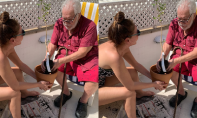 Manoel Carlos aparece em registro da filha nas redes sociais