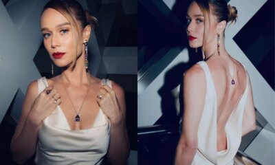 Mariana Ximenes surge ao lado do namorado em evento de