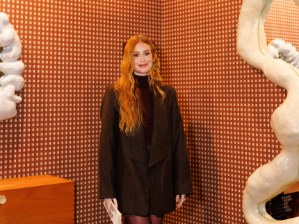Marina Ruy Barbosa prestigia exposicao de arte na Bienal e