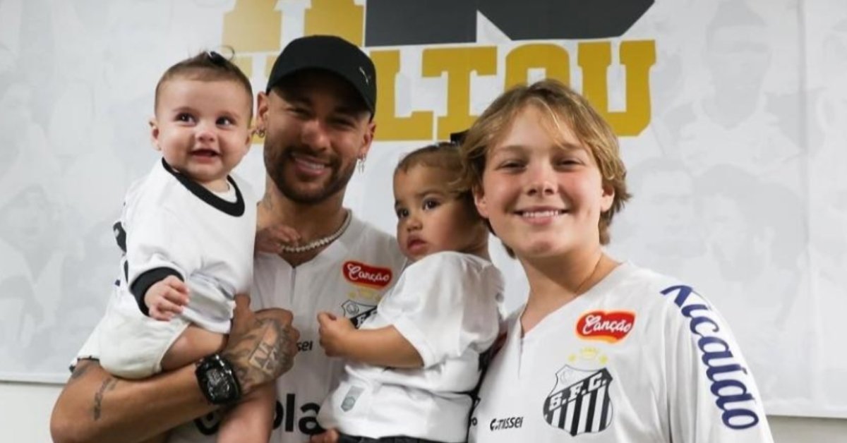 Neymar encanta web ao mostrar momento inedito entre Helena e