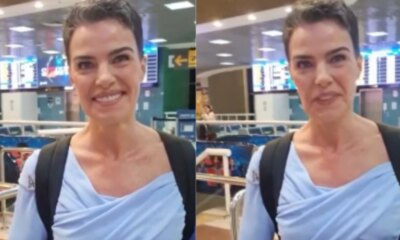 Reclusa ha anos Ana Paula Arosio e flagrada em aeroporto