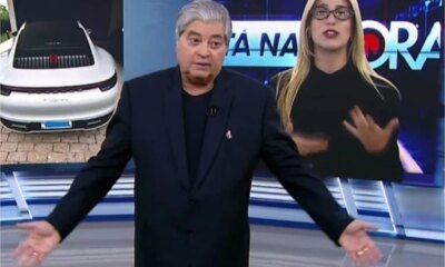 Reporter que levou bronca de Datena ao vivo no SBT