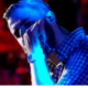 Ze Neto se emociona ao receber terco em show apos
