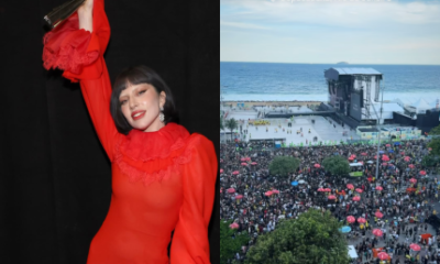 A perder de vista Pedro Scooby mostra Copacabana lotada para