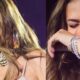 Ao passar por momento dramatico no palco Simone Mendes chora