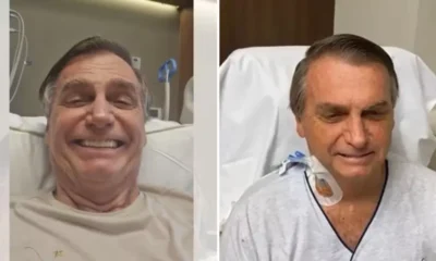 Apos deixar UTI Bolsonaro surge e manda primeira mensagem