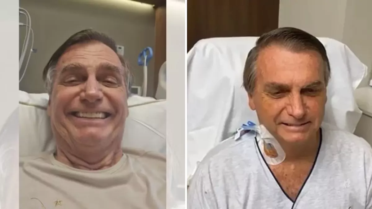 Apos deixar UTI Bolsonaro surge e manda primeira mensagem