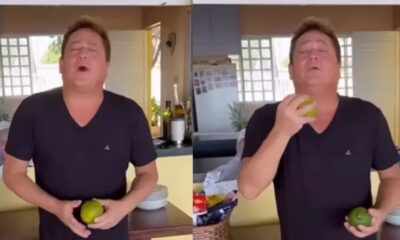 Apos termino de Virginia e Ze Felipe Leonardo grava video