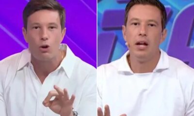 Apresentador do Fofocalizando Gabriel Cartolano sai de programa ao vivo