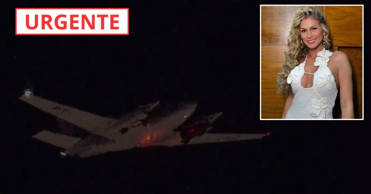 Apresentadora Livia Andrade era uma das passageiras do aviao com