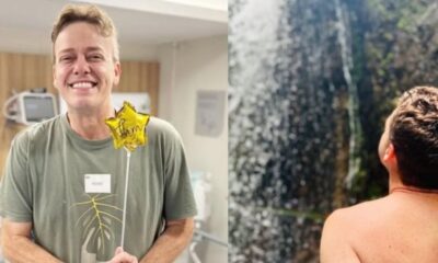 Ator anuncia que finalizou tratamento contra cancer no cerebro e